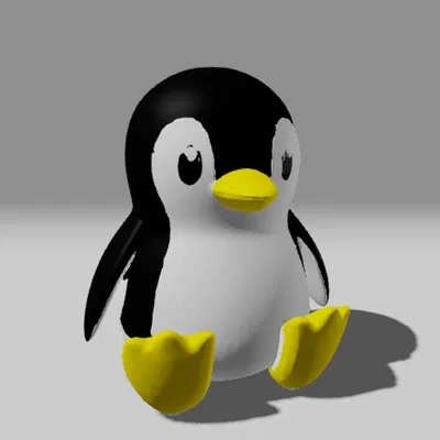 Mô hình chú chim cánh cụt (Cute Penguin) đáng yêu cho bàn làm việc