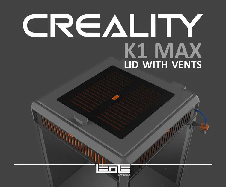 CREALITY K1max - NẮP CÓ KHE THÔNG GIÓ (LID WITH VENTS) - Image 2