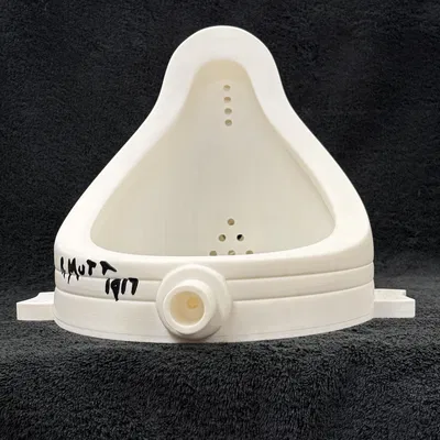 Mô hình tác phẩm Fountain của Marcel Duchamp