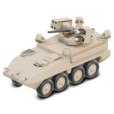 Down Range - Mô hình xe thiết giáp Stryker SHORAD của Quân đội Hoa Kỳ