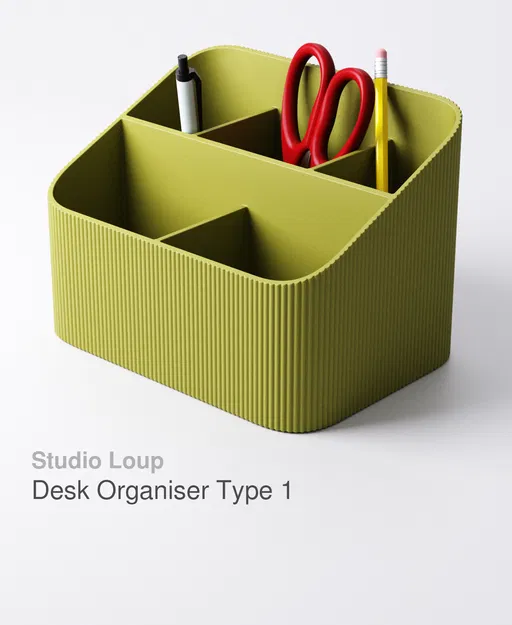 Khay đựng đồ dùng để bàn 5 ngăn in 3D tiện lợi - Image 1