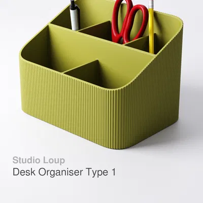 Khay đựng đồ dùng để bàn 5 ngăn in 3D tiện lợi