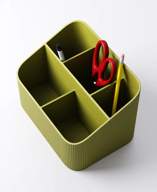 Khay đựng đồ dùng để bàn 5 ngăn in 3D tiện lợi - Image 3