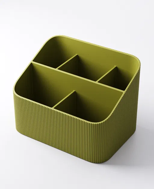 Khay đựng đồ dùng để bàn 5 ngăn in 3D tiện lợi - Image 5