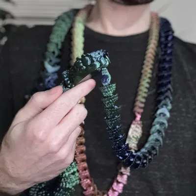 Vòng Cổ Hình Rắn - In Liền Khối (Print in Place)