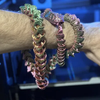 Vòng Cổ Hình Rắn - In Liền Khối (Print in Place)