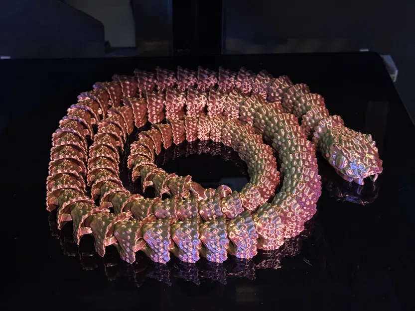 Vòng Cổ Hình Rắn - In Liền Khối (Print in Place) - Image 3