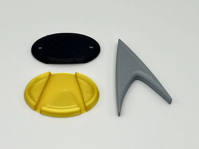 Phù hiệu liên lạc Star Trek (Com Badge) với đính kèm nam châm - Image 2