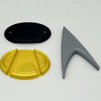 Phù hiệu liên lạc Star Trek (Com Badge) với đính kèm nam châm