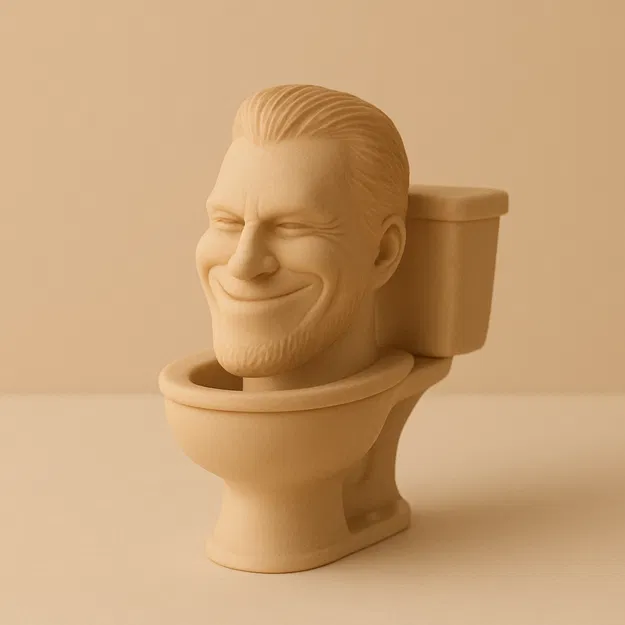 Mô hình trang trí Skibidi Toilet độc đáo dành cho tín đồ 3D Printing - Image 1