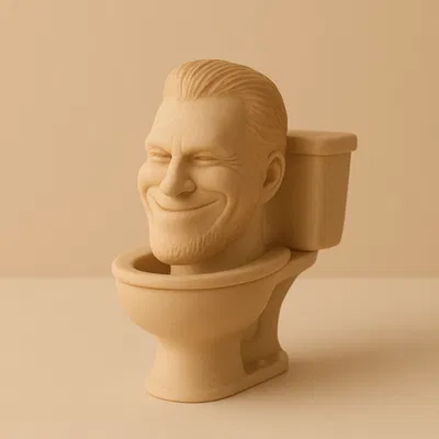 Mô hình trang trí Skibidi Toilet độc đáo dành cho tín đồ 3D Printing