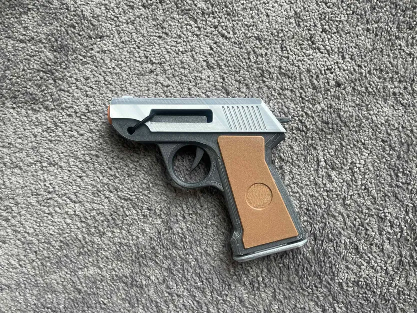 Súng lục TF2 (Dòng Nerf dùng dây chun, tương thích băng đạn Nightingale) - Image 1