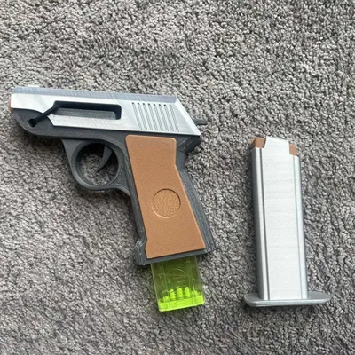 Súng lục TF2 (Dòng Nerf dùng dây chun, tương thích băng đạn Nightingale)