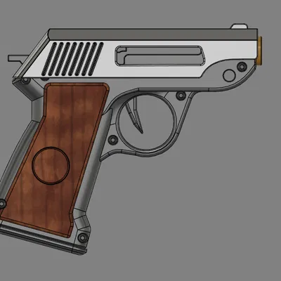 Súng lục TF2 (Dòng Nerf dùng dây chun, tương thích băng đạn Nightingale)