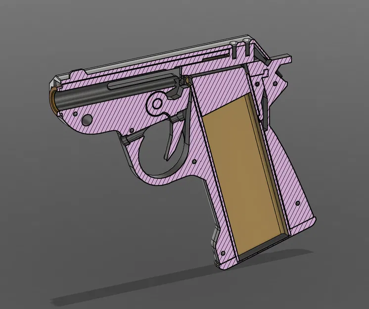 Súng lục TF2 (Dòng Nerf dùng dây chun, tương thích băng đạn Nightingale) - Image 6