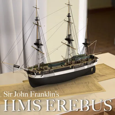 Mô hình HMS EREBUS - Tàu thám hiểm vùng cực
