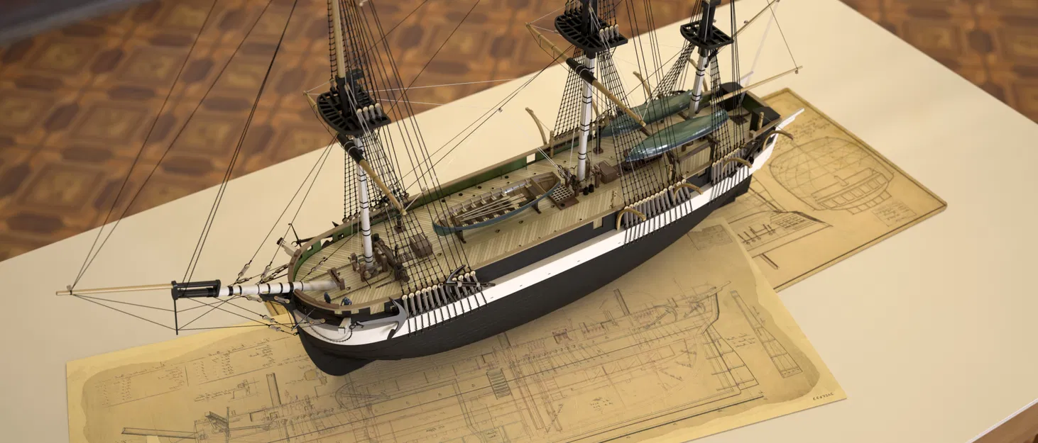 Mô hình HMS EREBUS - Tàu thám hiểm vùng cực - Image 3