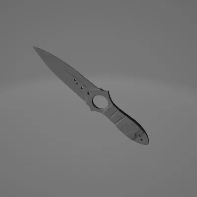 Mô hình 3D Dao Skeleton Knife (phong cách Doppler) trong CS2