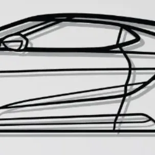 Mô hình trang trí tường Ford GT Mk2 - Đồ chơi in 3D cho tín đồ xe hơi