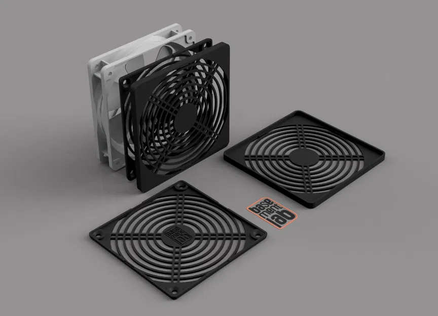Nắp che quạt Modular 120mm cho PC, Rack và máy in 3D - Image 1