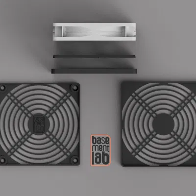 Nắp che quạt Modular 120mm cho PC, Rack và máy in 3D