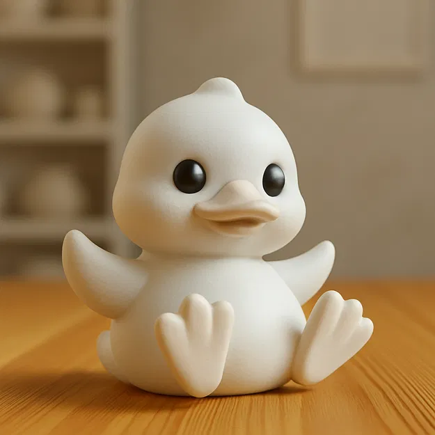 Mô hình chú vịt con Happy Duckling 3D đáng yêu để trang trí - Image 1