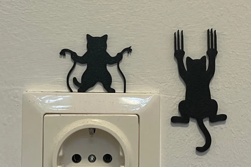 Trang trí công tắc tường - Hội mèo Party Cats - Image 2