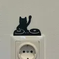 Trang trí công tắc tường - Hội mèo Party Cats - Thumbnail 3