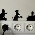 Trang trí công tắc tường - Hội mèo Party Cats - Thumbnail 4