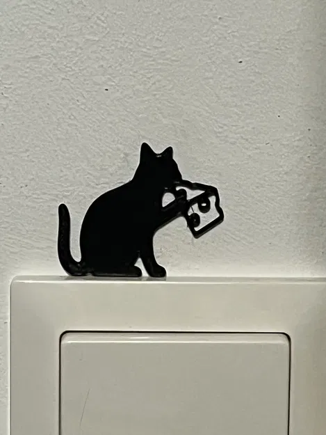 Trang trí công tắc tường - Hội mèo Party Cats - Image 5