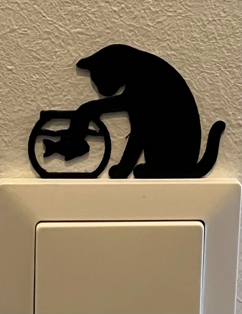 Trang trí công tắc tường - Hội mèo Party Cats - Image 6