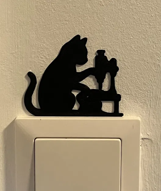 Trang trí công tắc tường - Hội mèo Party Cats - Image 7