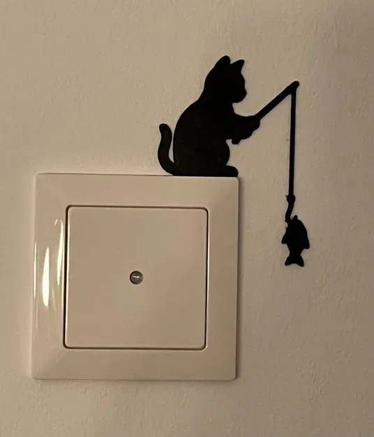 Trang trí công tắc tường - Hội mèo Party Cats - Image 8