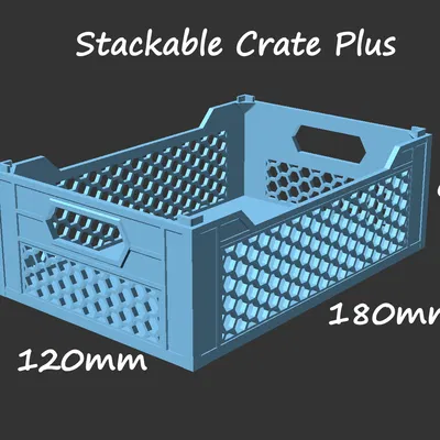 Stackable Crate Plus - Phiên bản Honeycomb