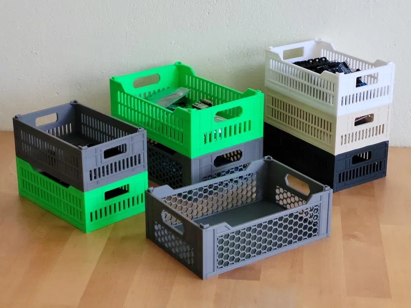 Stackable Crate Plus - Phiên bản Honeycomb - Image 3