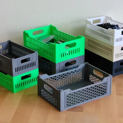 Stackable Crate Plus - Phiên bản Honeycomb