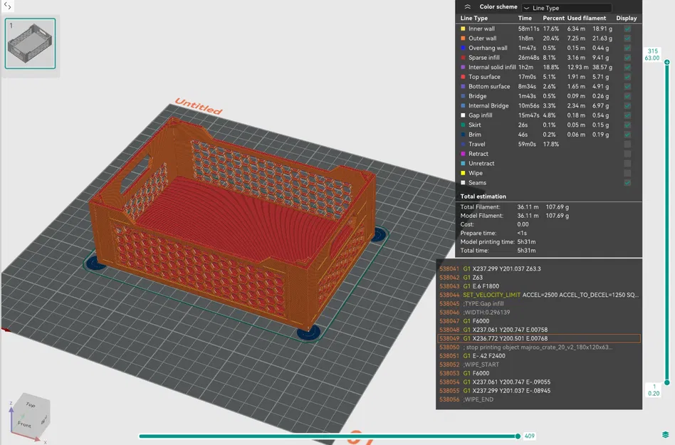 Stackable Crate Plus - Phiên bản Honeycomb (tiết kiệm vật liệu) | REMIX - Image 2