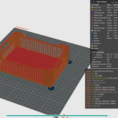 Stackable Crate Plus - Phiên bản Honeycomb (tiết kiệm vật liệu) | REMIX