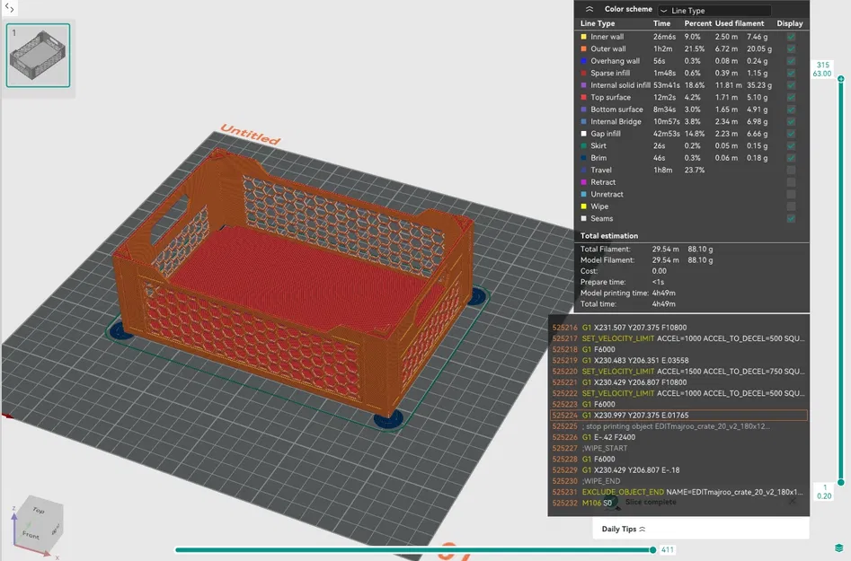 Stackable Crate Plus - Phiên bản Honeycomb (tiết kiệm vật liệu) | REMIX - Image 3