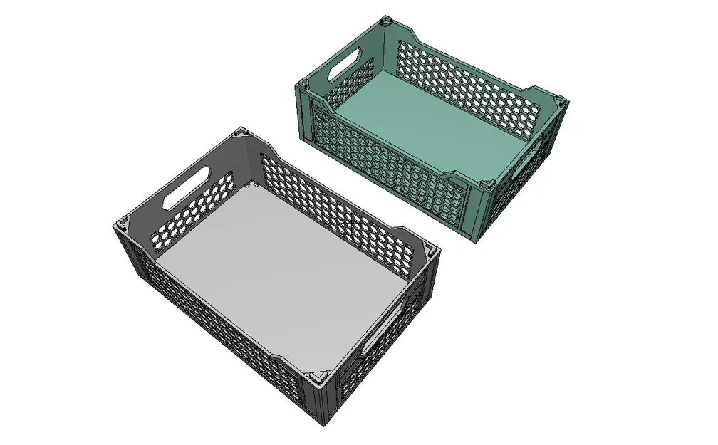 Stackable Crate Plus - Phiên bản Honeycomb (tiết kiệm vật liệu) | REMIX - Image 4