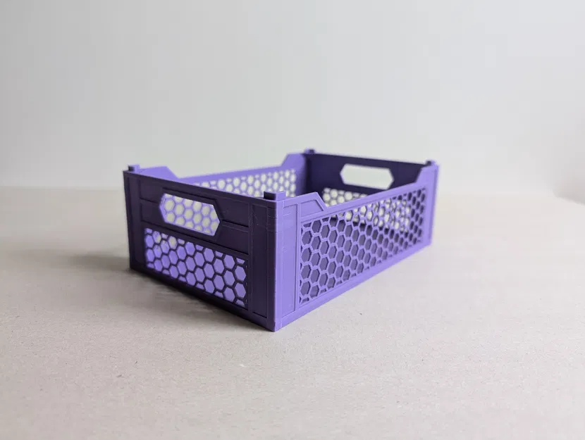 Stackable Crate Plus - Phiên bản Honeycomb (tiết kiệm vật liệu) | REMIX - Image 5