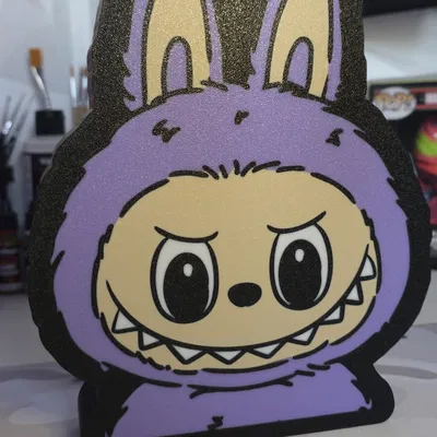 Mô hình Labubu Lightbox trang trí bàn học cực xinh