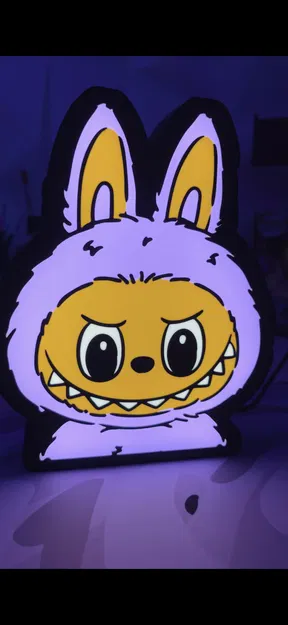 Mô hình Labubu Lightbox trang trí bàn học cực xinh - Image 2