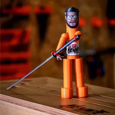 Mô hình Kenka Puppet: Nhân vật in 3D linh hoạt cho mọi người