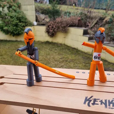 Mô hình Kenka Puppet: Nhân vật in 3D linh hoạt cho mọi người