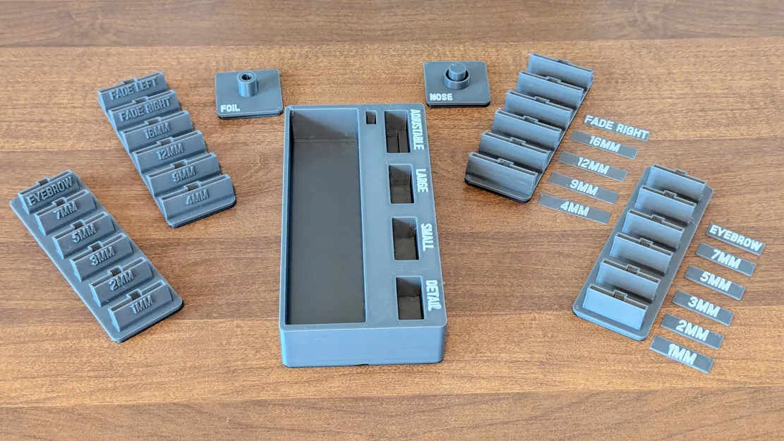 Khay Gridfinity cho tông đơ Philips Norelco Multigroom 5000/7000 series - Image 3