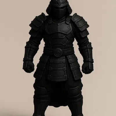 Mô hình Samurai 3D ấn tượng - Phụ kiện decor bàn làm việc đẳng cấp