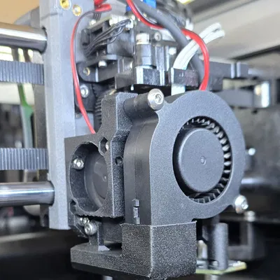 Bản nâng cấp quạt thổi 5015 gắn trước cho Qidi Plus 4