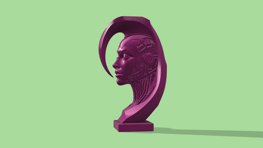 Tượng Cyborg Nữ Cyber Sentinel - Image 3