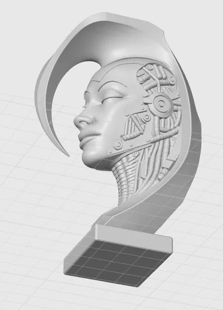 Tượng Cyborg Nữ Cyber Sentinel - Image 9